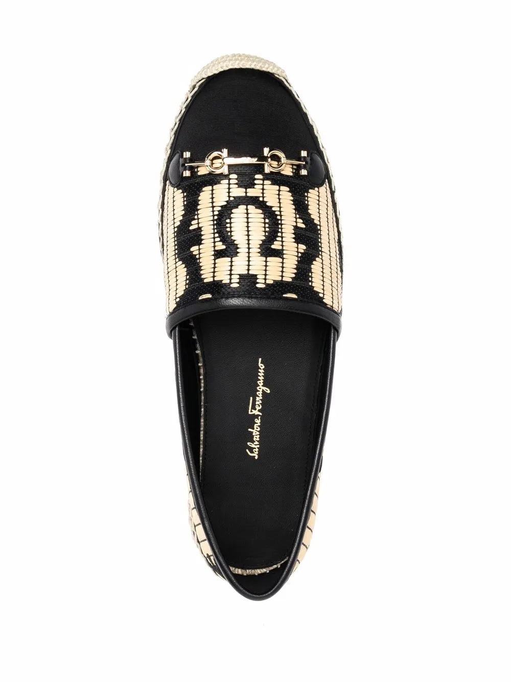 Ferragamo Logo Embroidered Espadrilles