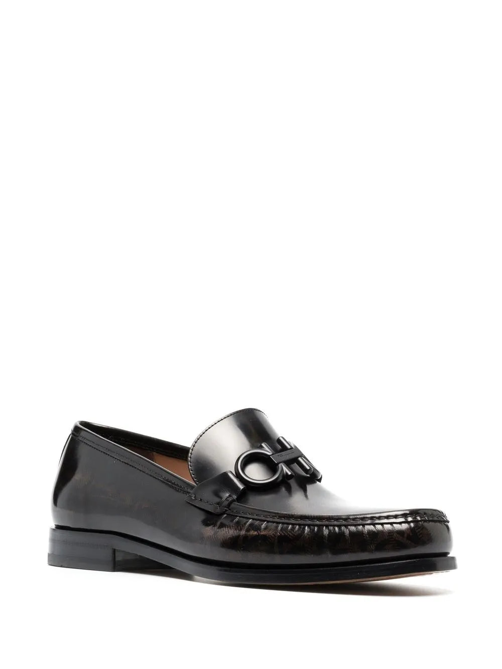 Ferragamo Gancini Horsebit Loafers