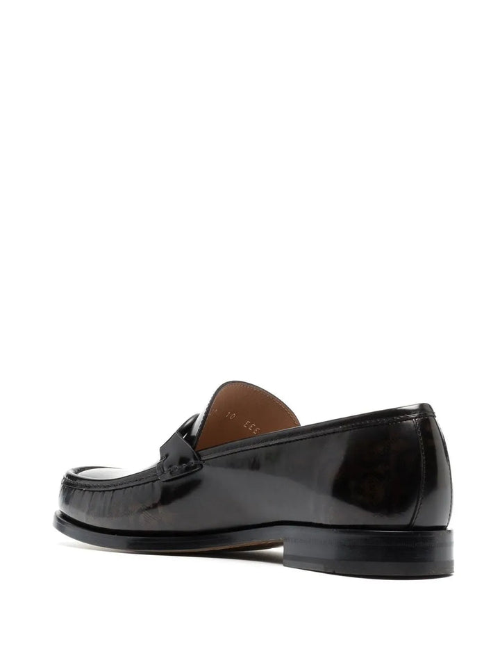 Ferragamo Gancini Horsebit Loafers