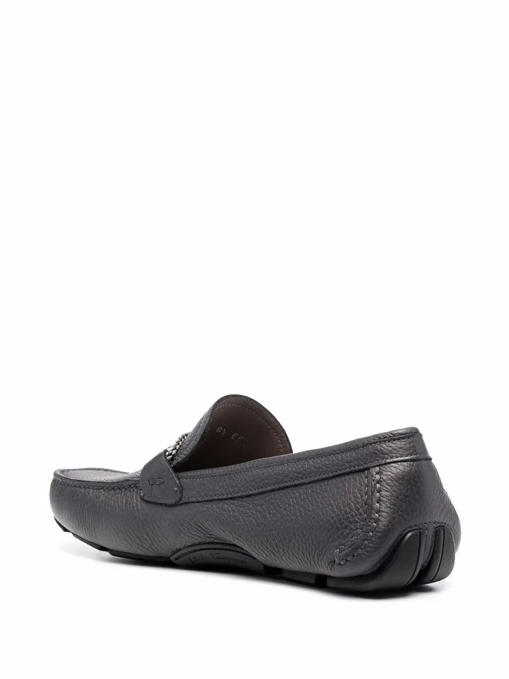 Ferragamo Gancini Pebbled Driving Shoes