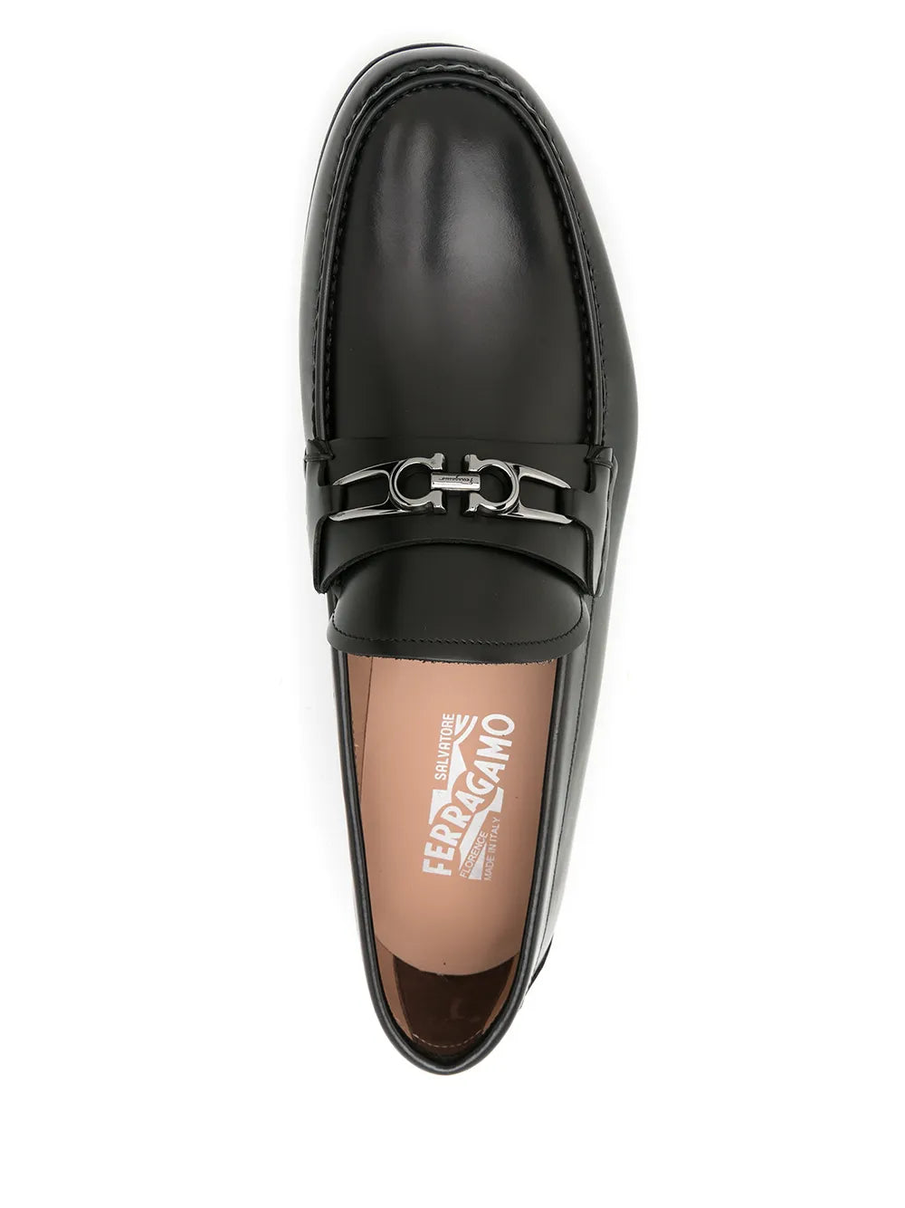 Ferragamo Mathias Slip-On Loafers in BLACK