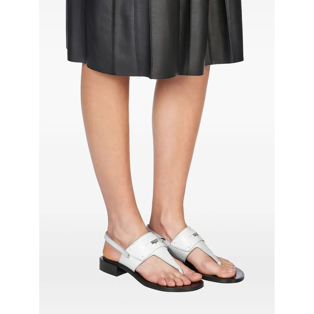 Ferragamo Nya Leather Ankle-Strap Sandals