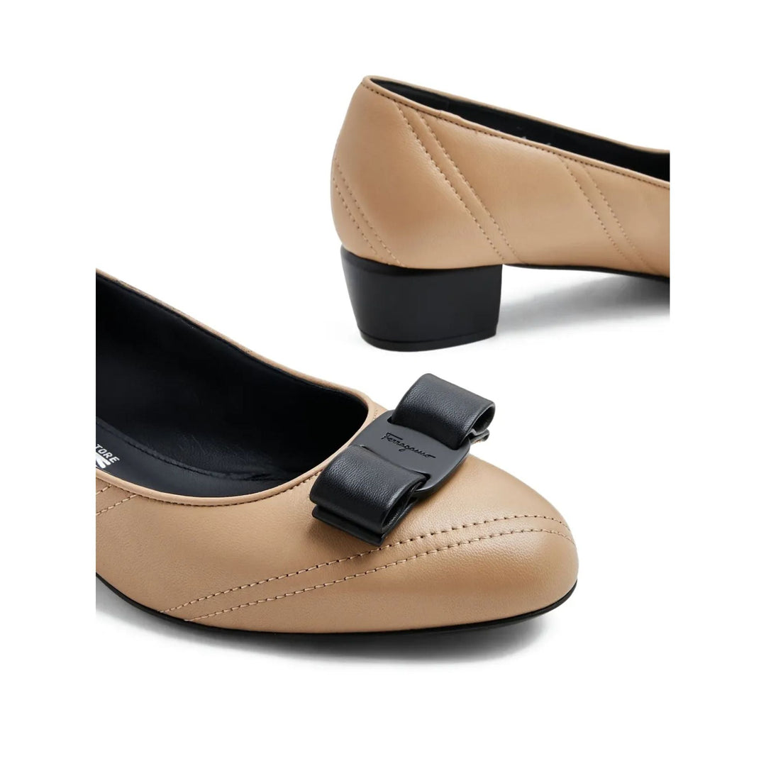 Ferragamo Bow-Detail Pumps