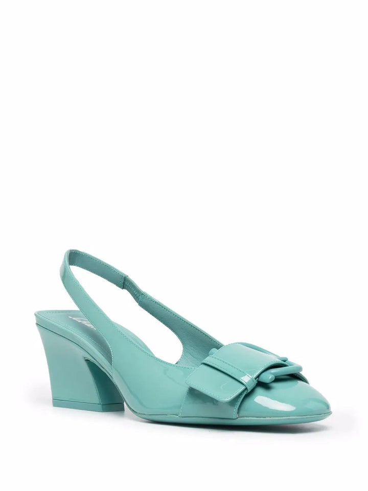 Ferragamo Slingback Buckle Pumps