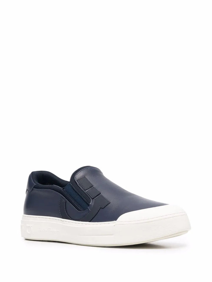 Ferragamo Gancini Slip-On Sneakers 020606751365