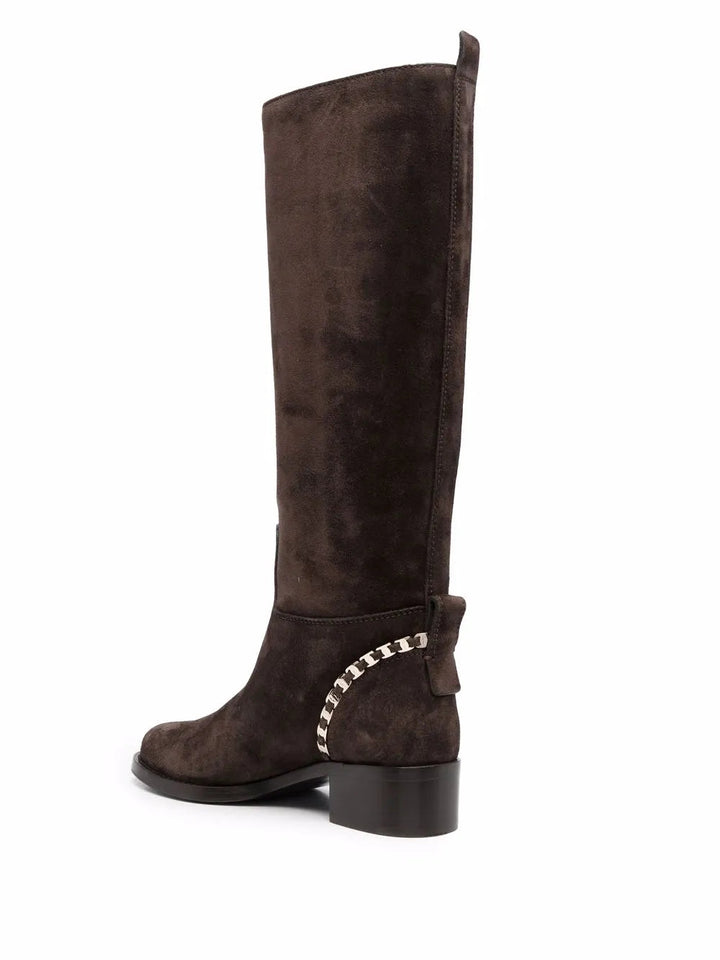 Ferragamo Tawnie Below-The-Knee Boots
