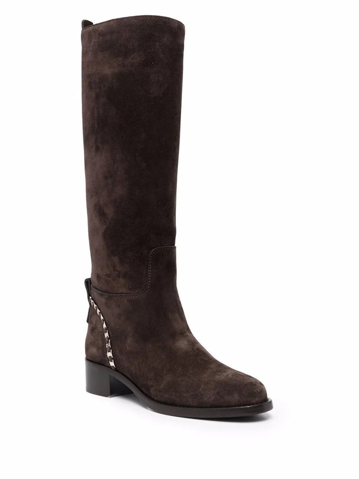 Ferragamo Tawnie Below-The-Knee Boots