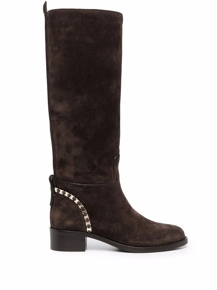 Ferragamo Tawnie Below-The-Knee Boots