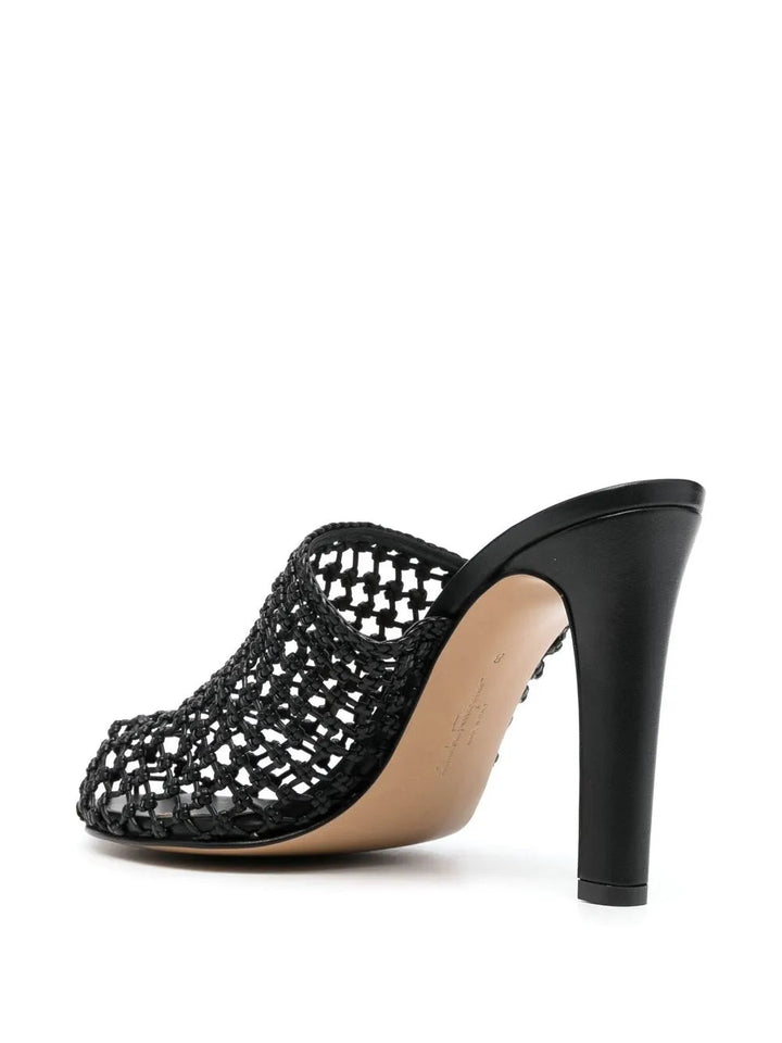 Ferragamo Ella High-Heel Mules