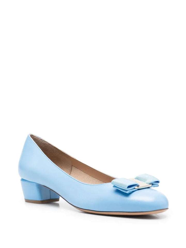 Ferragamo Kitten Heel Pumps
