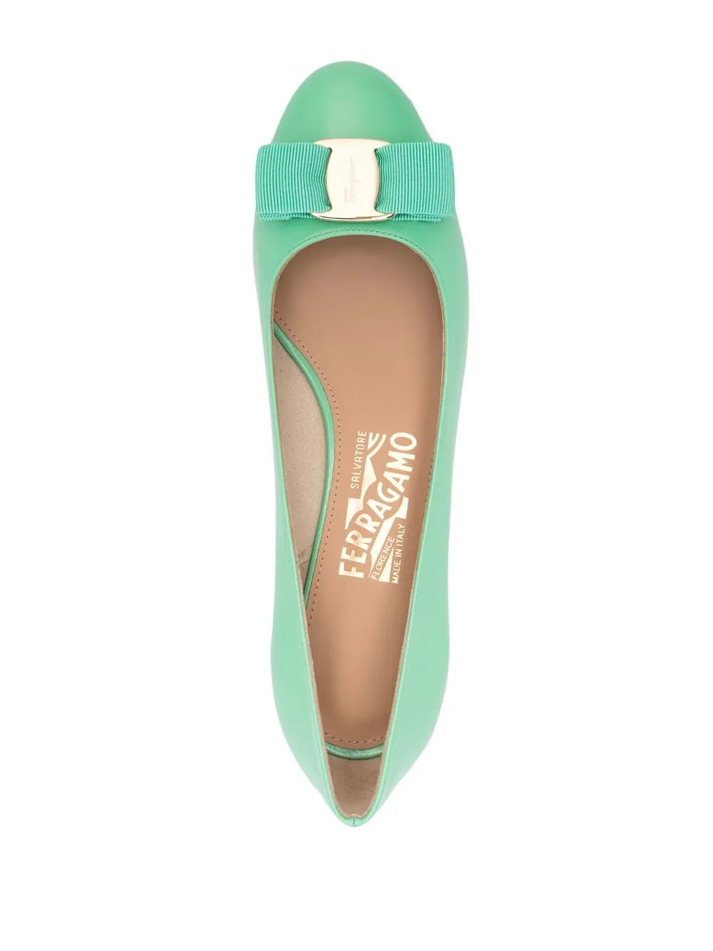 Ferragamo Vara Leather Pumps