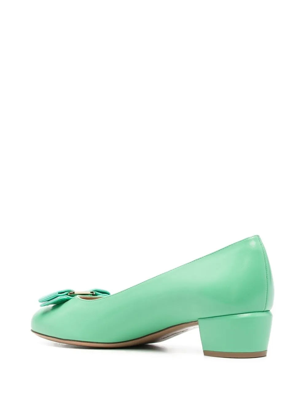Ferragamo Vara Leather Pumps