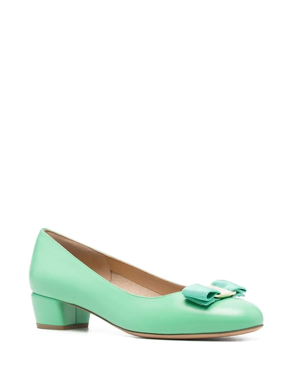 Ferragamo Vara Leather Pumps