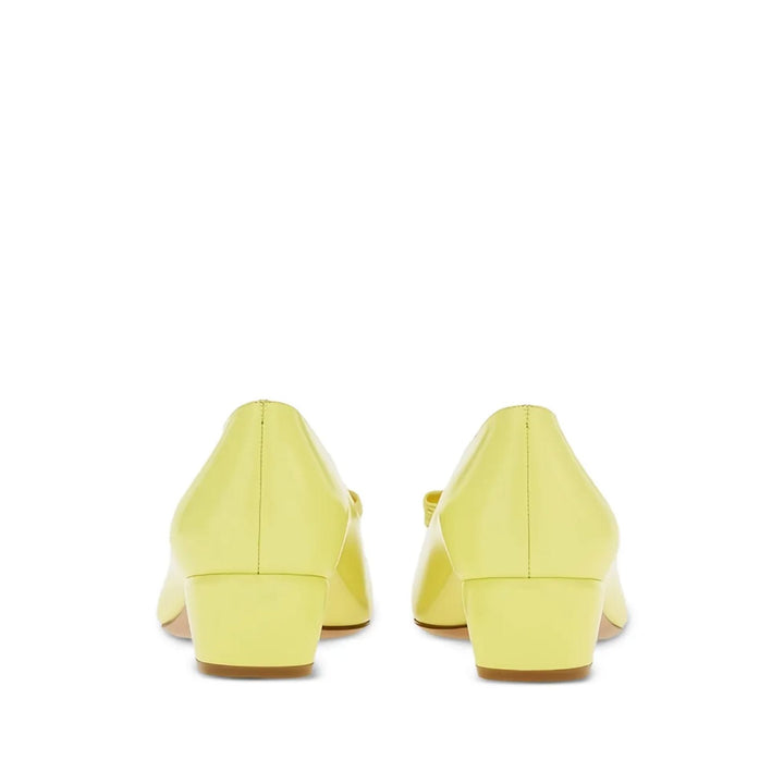 Ferragamo Leather Ballet Flats