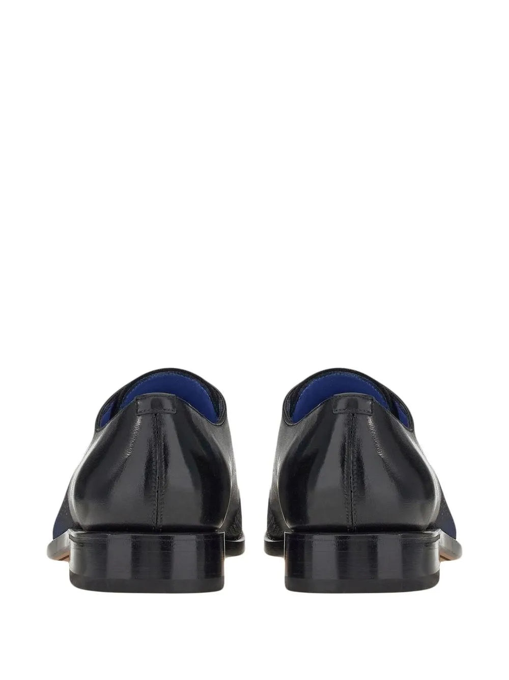 Ferragamo Embroidered Oxford-Shoes in BLUE