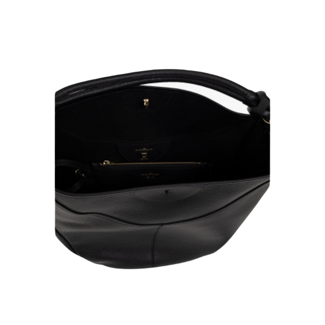 Ferragamo Glam Hobo Handbag Black