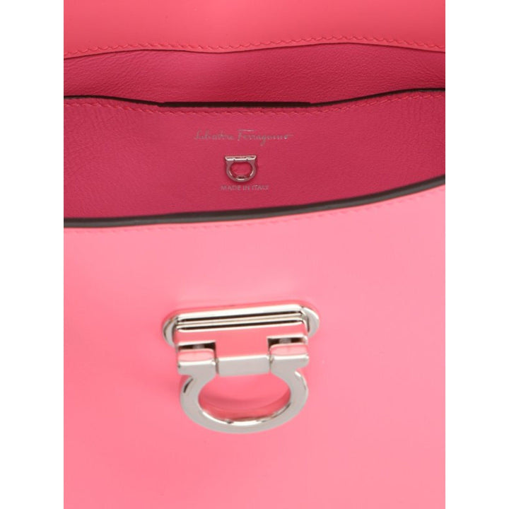 Ferragamo Trifolio Shoulder Bag Pink