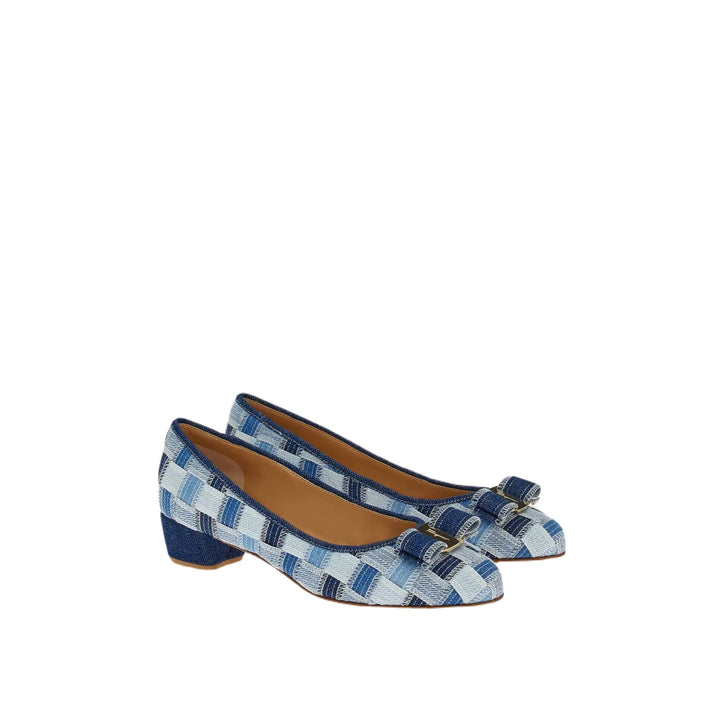 Salvatore Ferragamo - Shoes - Ferragamo Wo Varina Women's Pumps Blue - 8057553751424 - Ask Me Wear