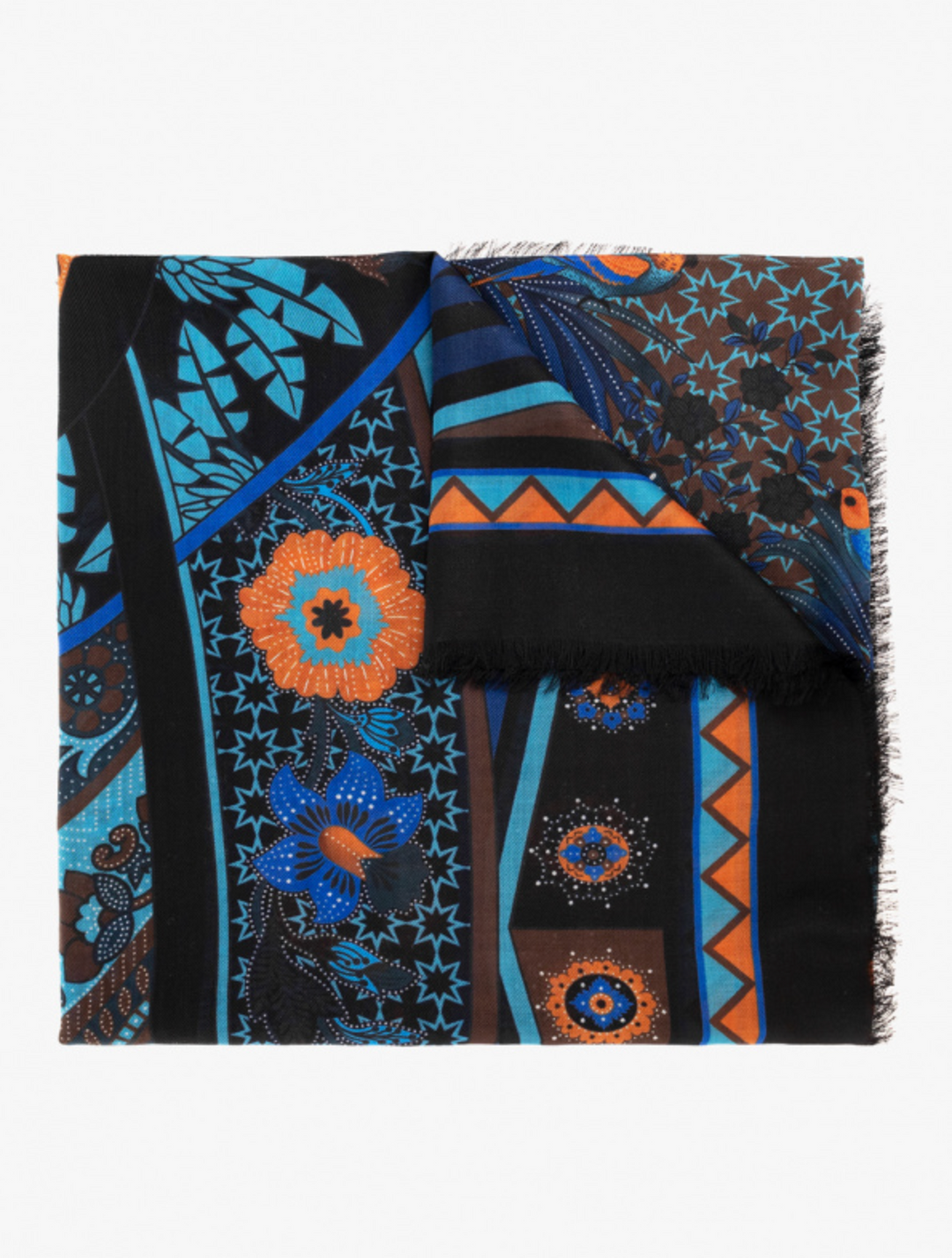 Ferragamo Sanim Poncho Blue