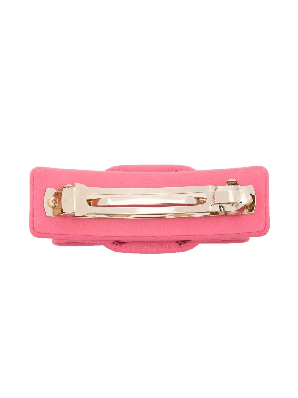 Ferragamo Logo-Plaque Leather Hair Clip