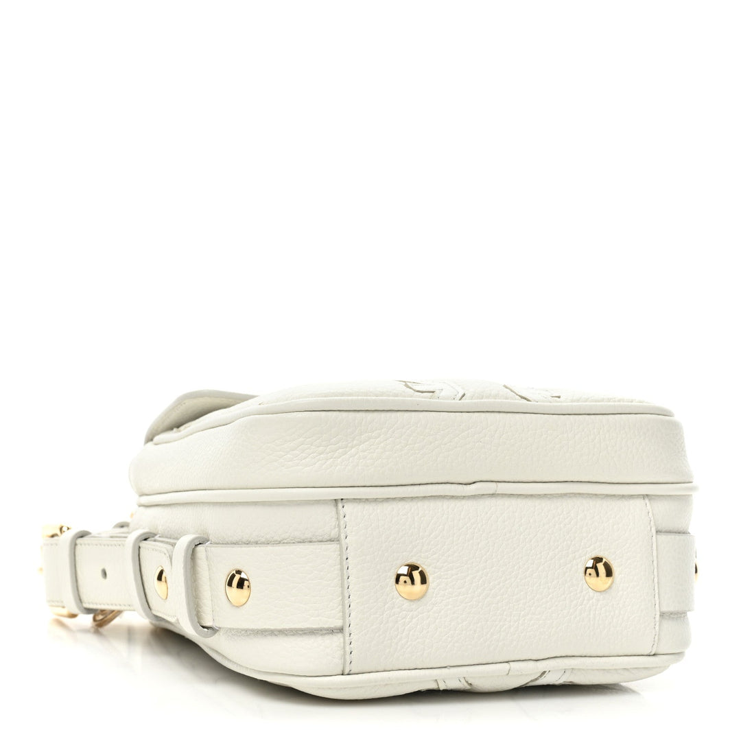 Bolso para cámara Ferragamo Viva Gancini blanco