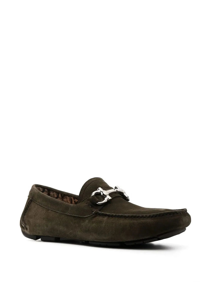 Ferragamo Ornament Driver in Brown