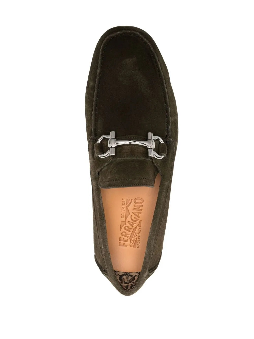 Ferragamo Ornament Driver in Brown