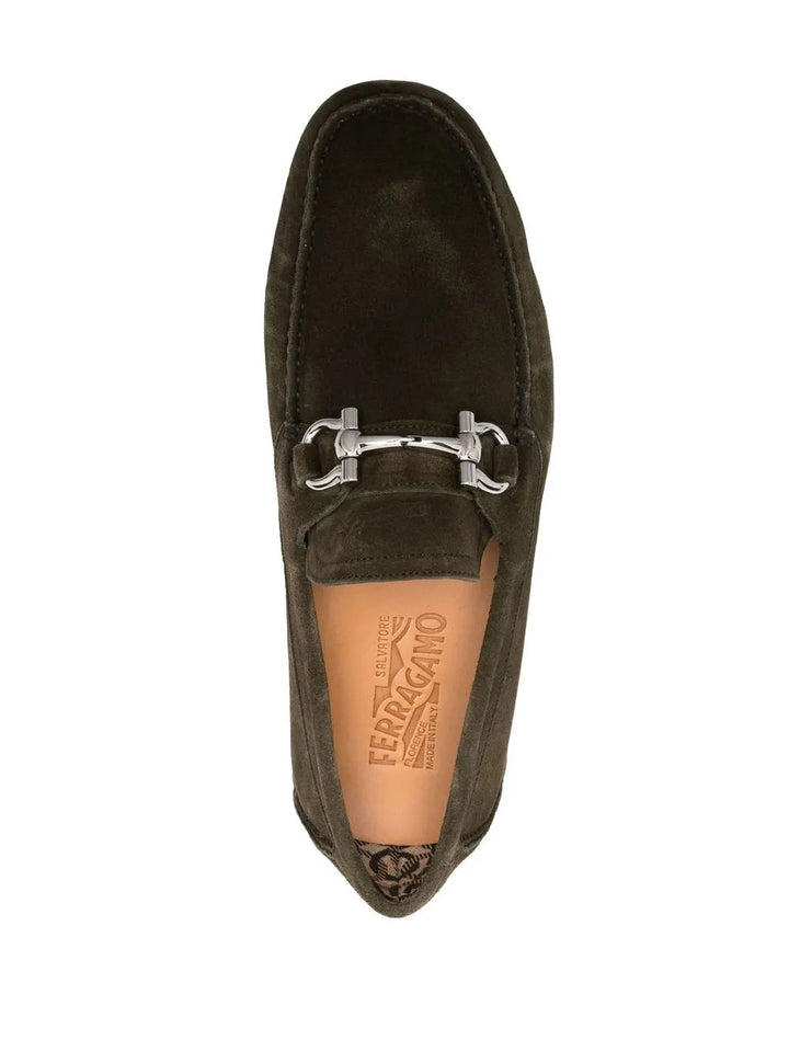 Ferragamo Ornament Driver in Brown