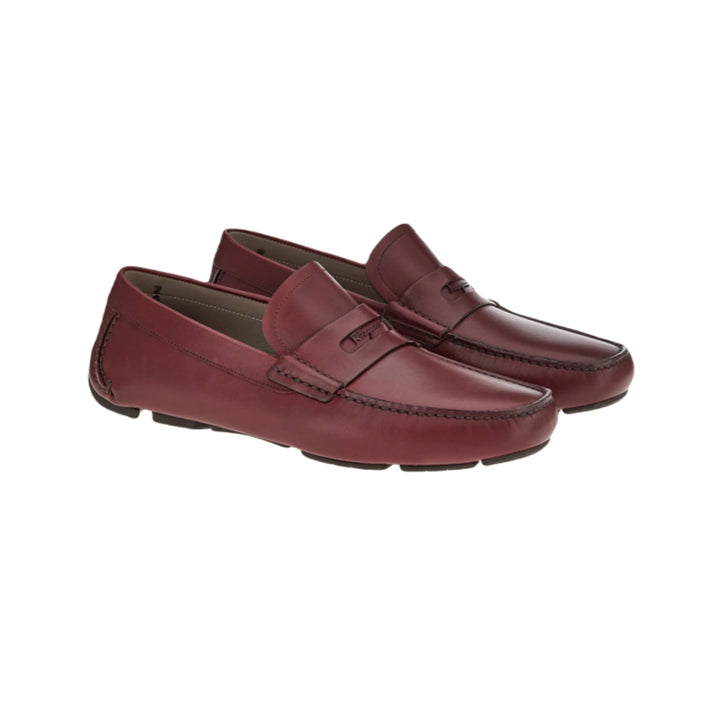 Mocasines de conducción para hombre Newton de Ferragamo en color rojo