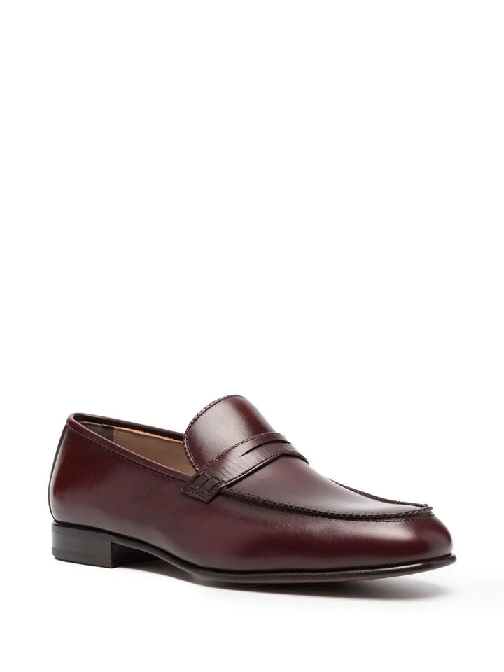 Ferragamo Slip-On Leather Loafers