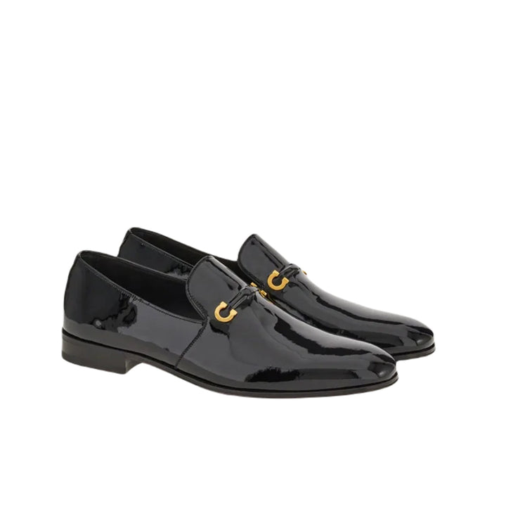 Mocasines negros para hombre Lyon de Ferragamo