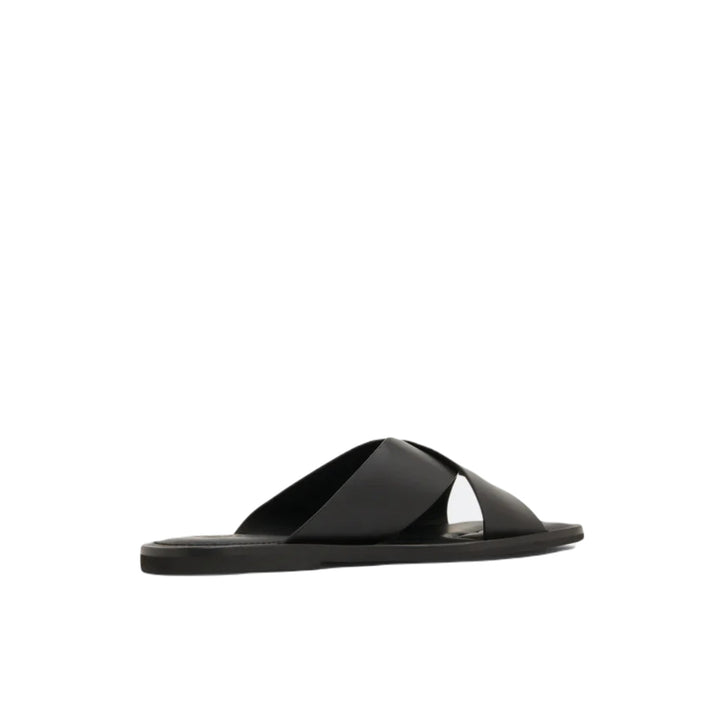 Sandalias negras para hombre Logan de Ferragamo