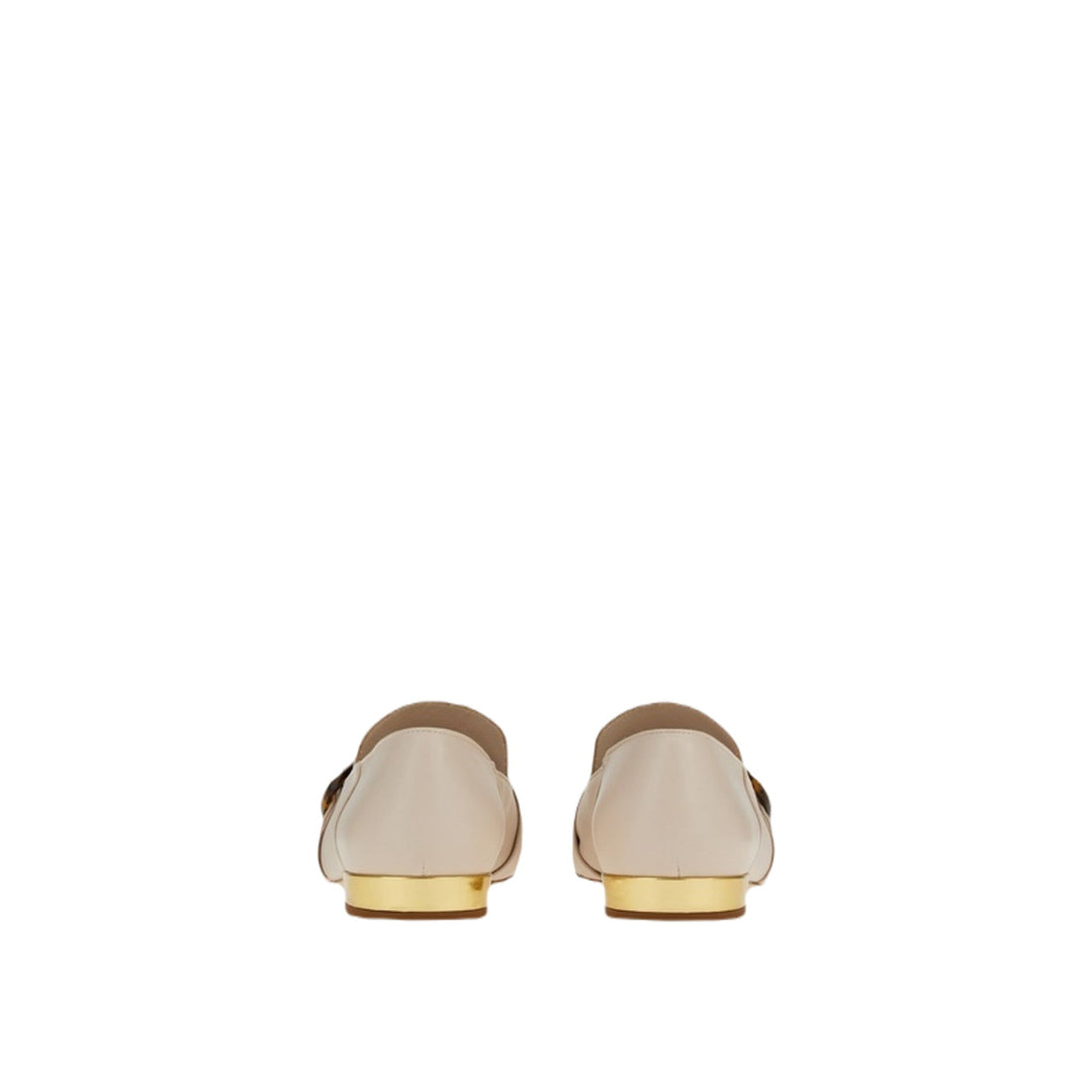 Mocasines blancos para mujer Wang 10 de Ferragamo