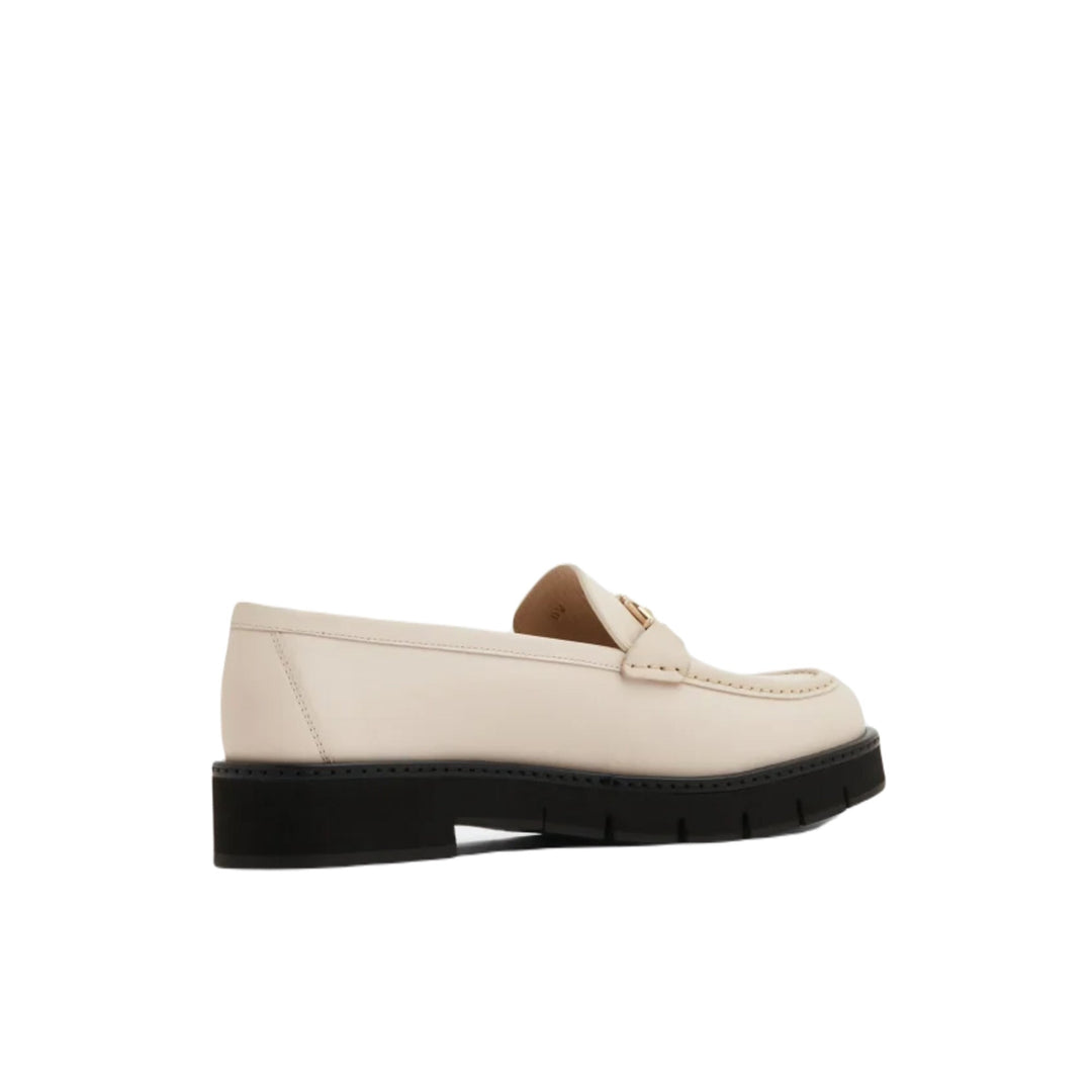 Ferragamo Rolo Lug Women's Loafers Off-White