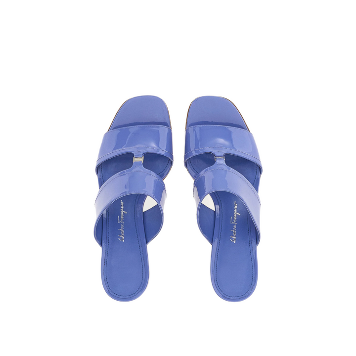 Sandalias de mujer Ferragamo Tot 55 Azul