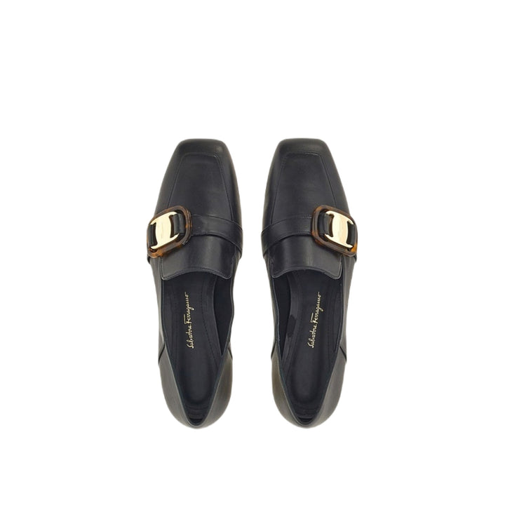 Mocasines negros para mujer Wang 10 de Ferragamo