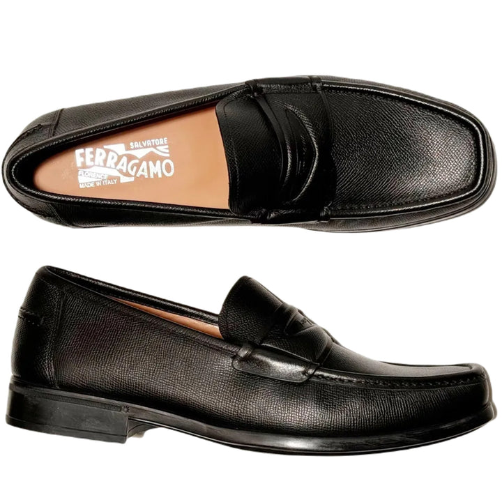 Ferragamo Lanzarote Men's Loafers Black