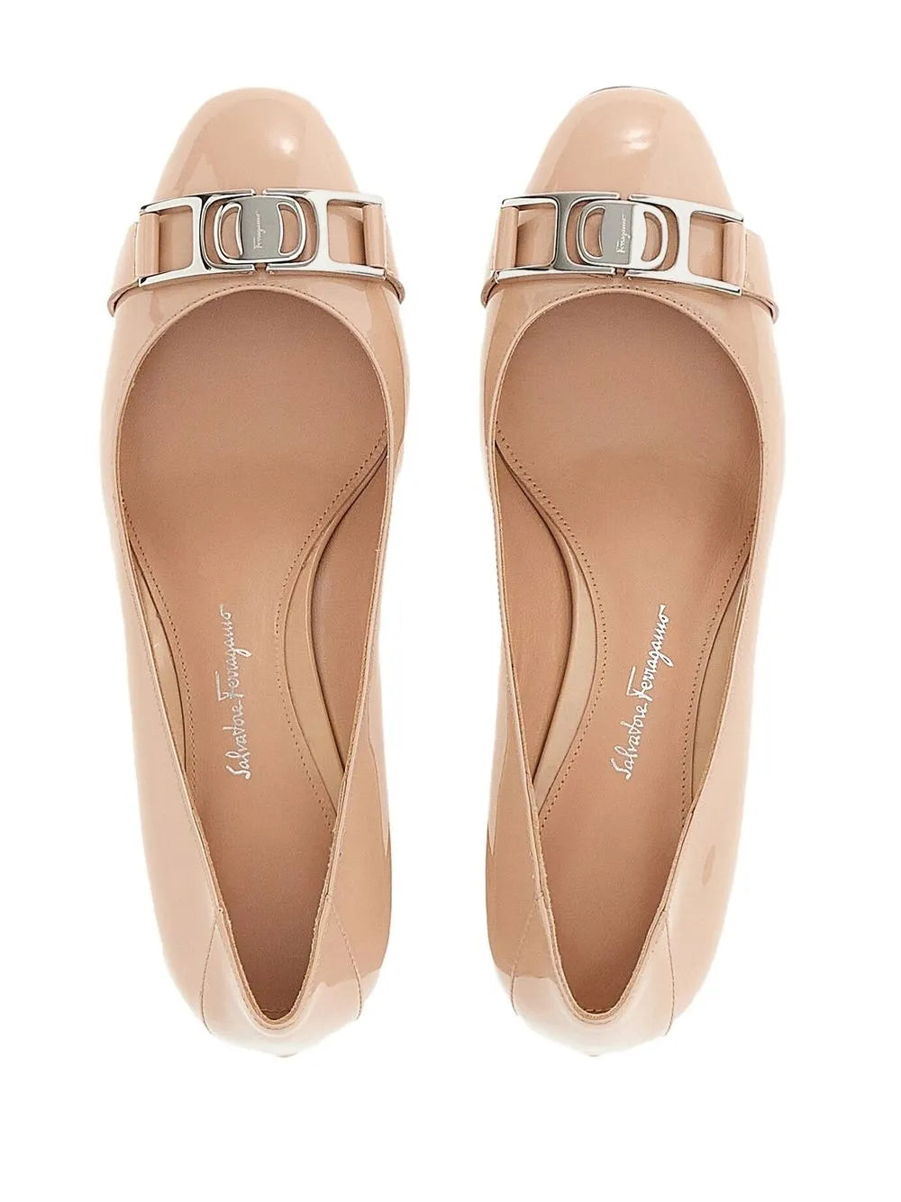 Ferragamo 50Mm Vara Chain Pumps