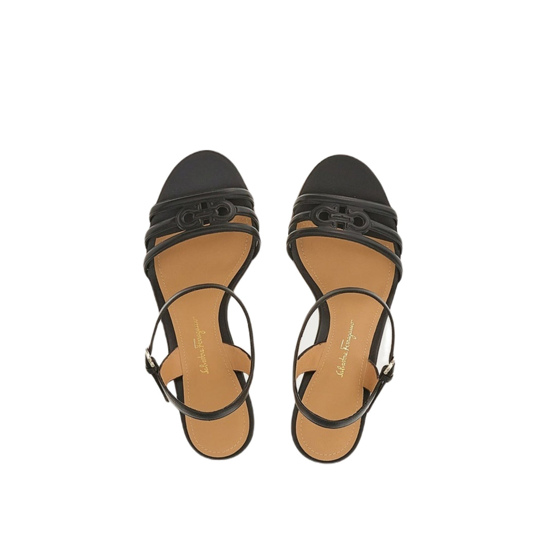 Ferragamo Fieri 70 C Women's Sandals Brown, Black