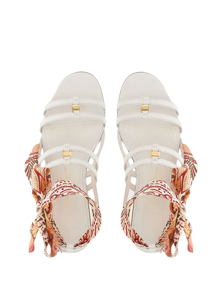 Ferragamo Vara Lace-Up Sandals