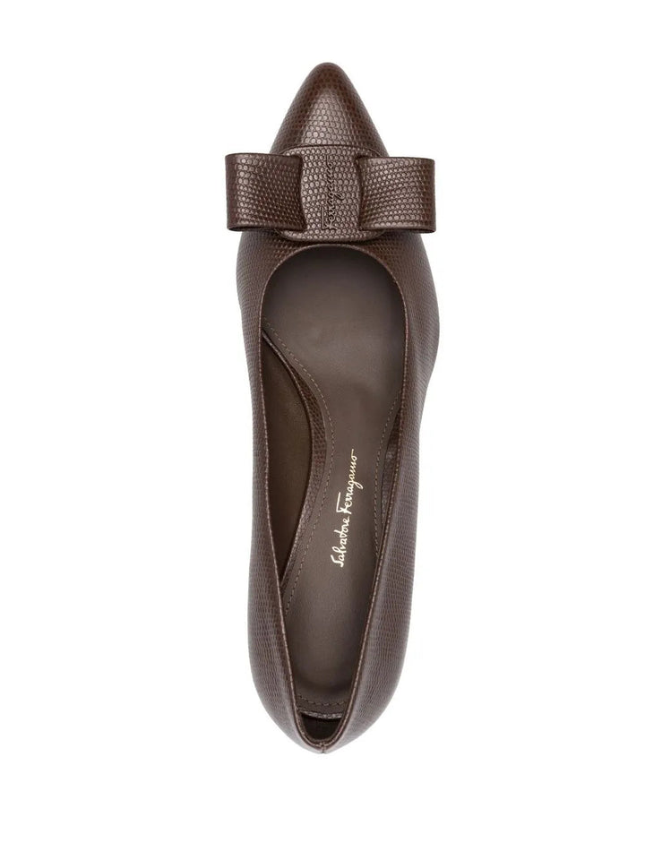 Ferragamo 60Mm Bow-Detail Pumps
