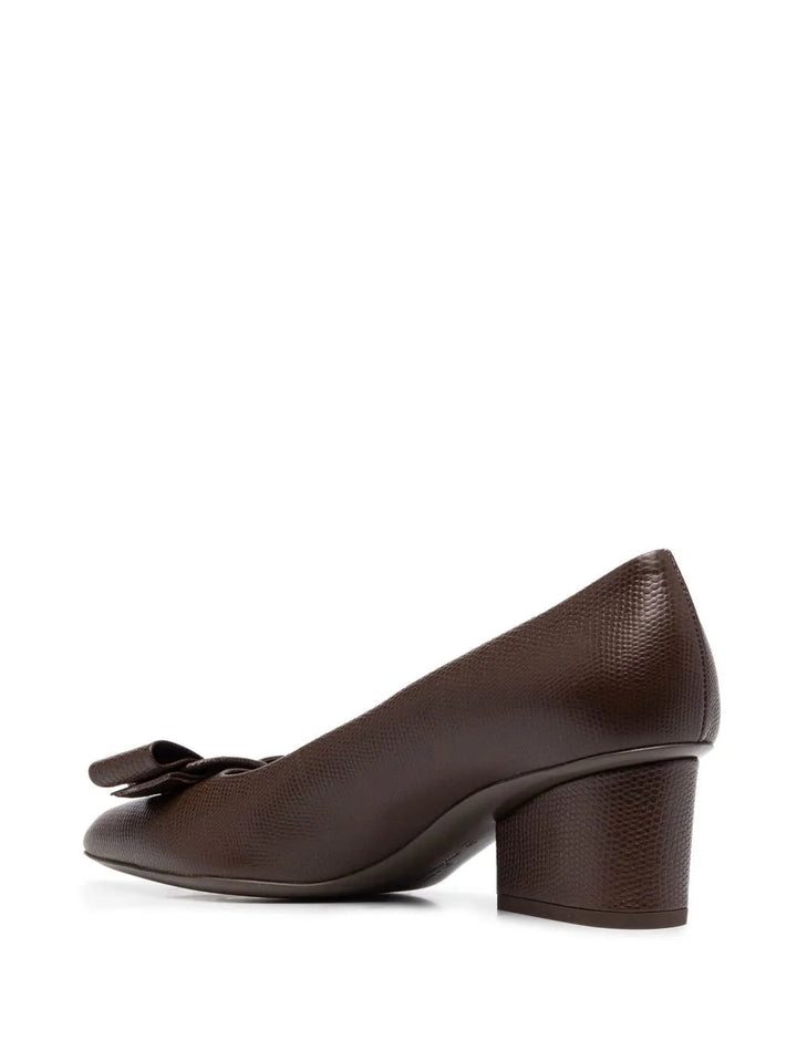 Ferragamo 60Mm Bow-Detail Pumps