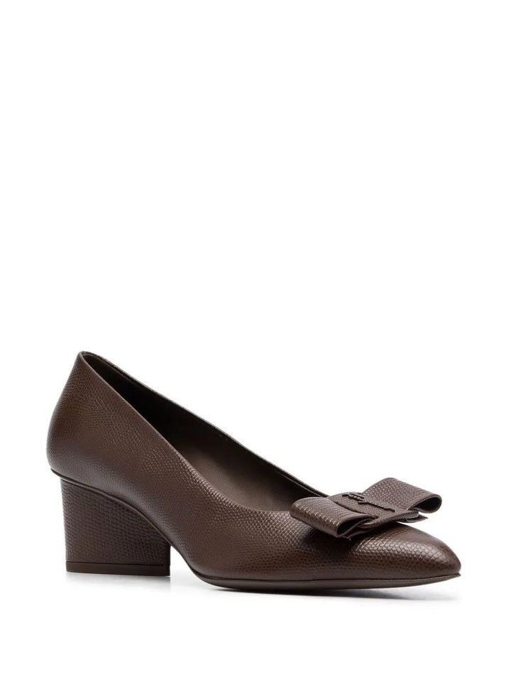 Ferragamo 60Mm Bow-Detail Pumps