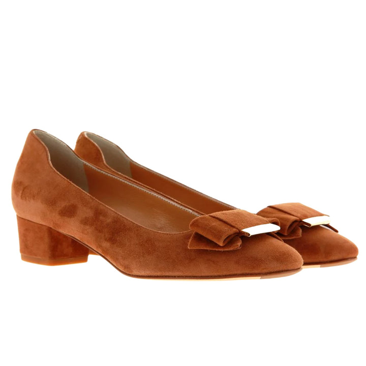 Ferragamo Vara Women's Pumps Brown