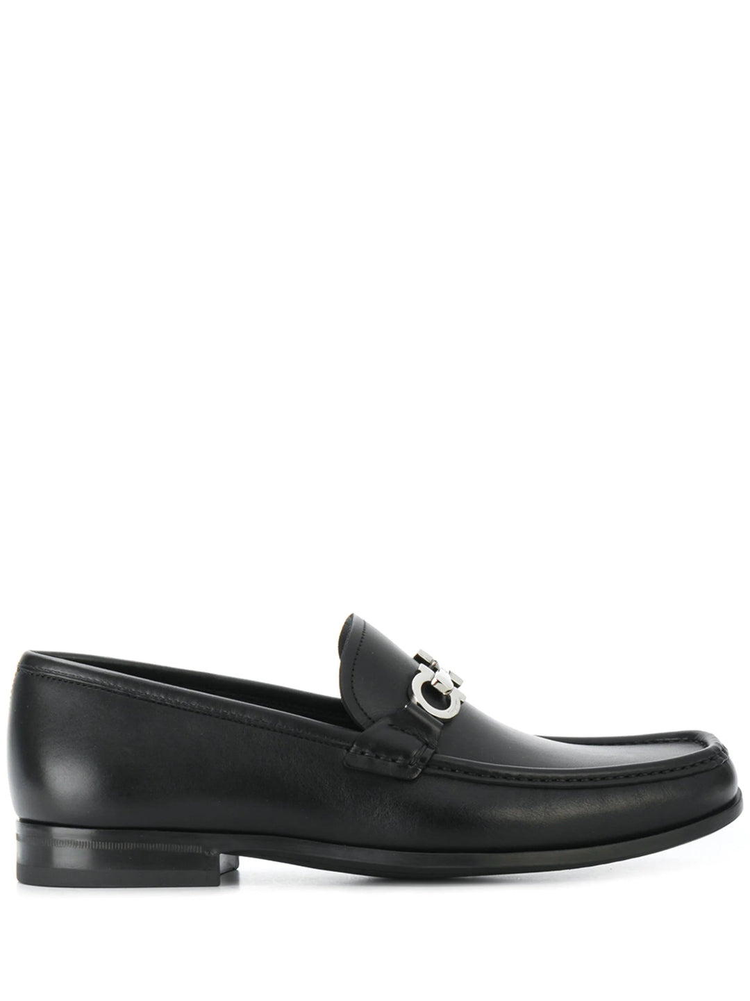 Ferragamo Rolo 15 Mocassin Shoes Black