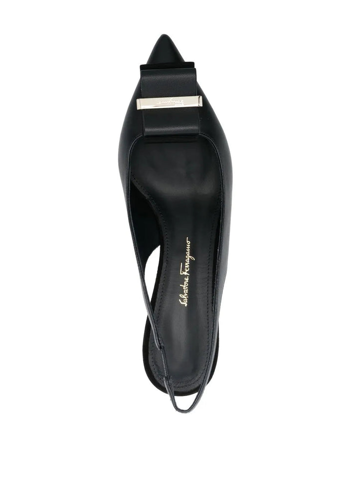 Ferragamo Vara Bow 10Mm Slingback Pumps
