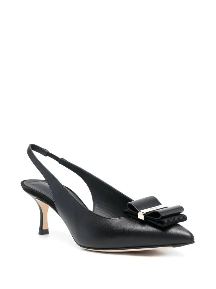 Ferragamo Vara Bow 10Mm Slingback Pumps