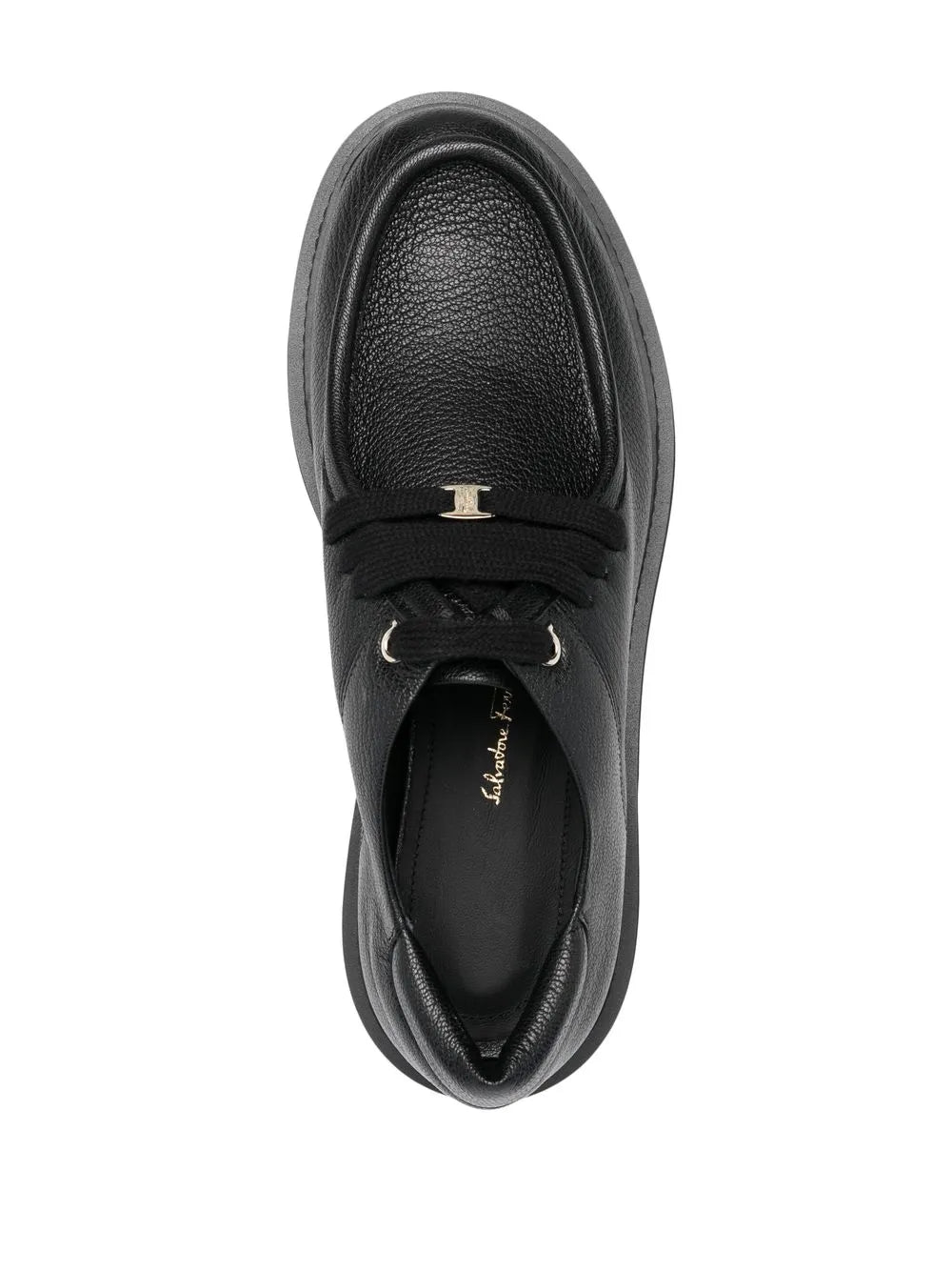 Ferragamo 50Mm Chunky Lace-Up Oxford Shoes