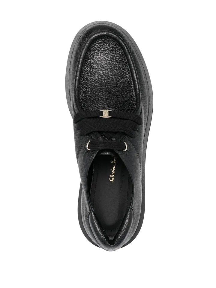 Ferragamo 50Mm Chunky Lace-Up Oxford Shoes