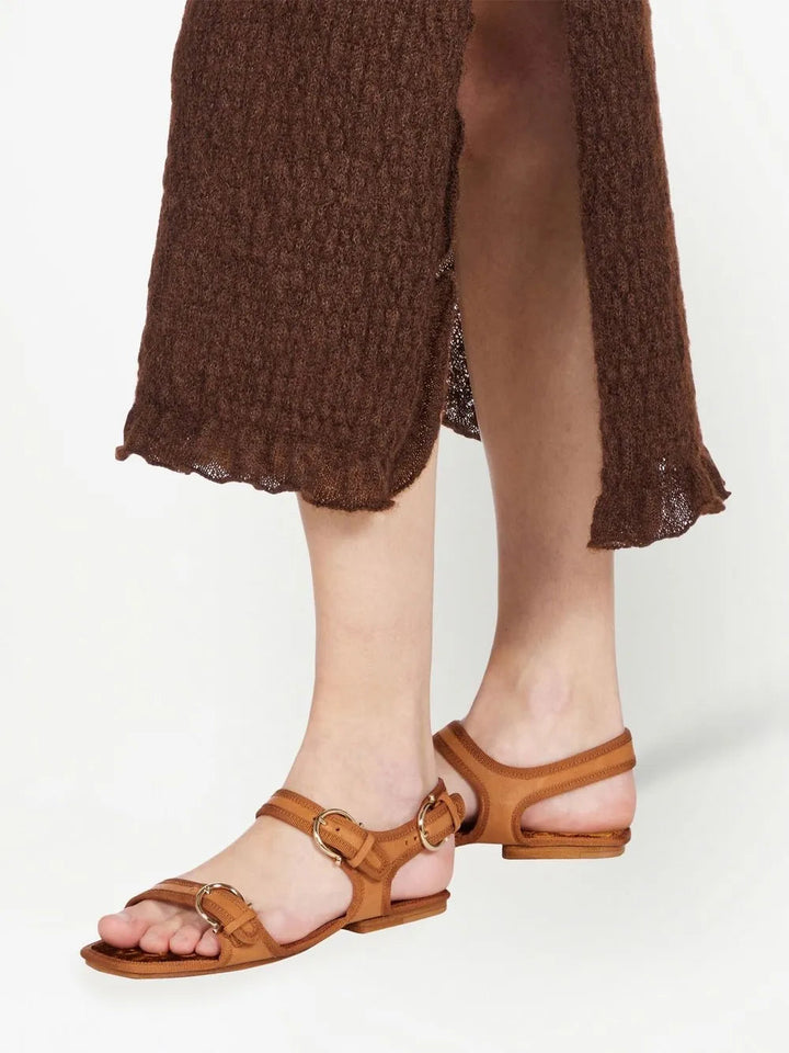 Ferragamo Nomadic Stories Leather Sandals